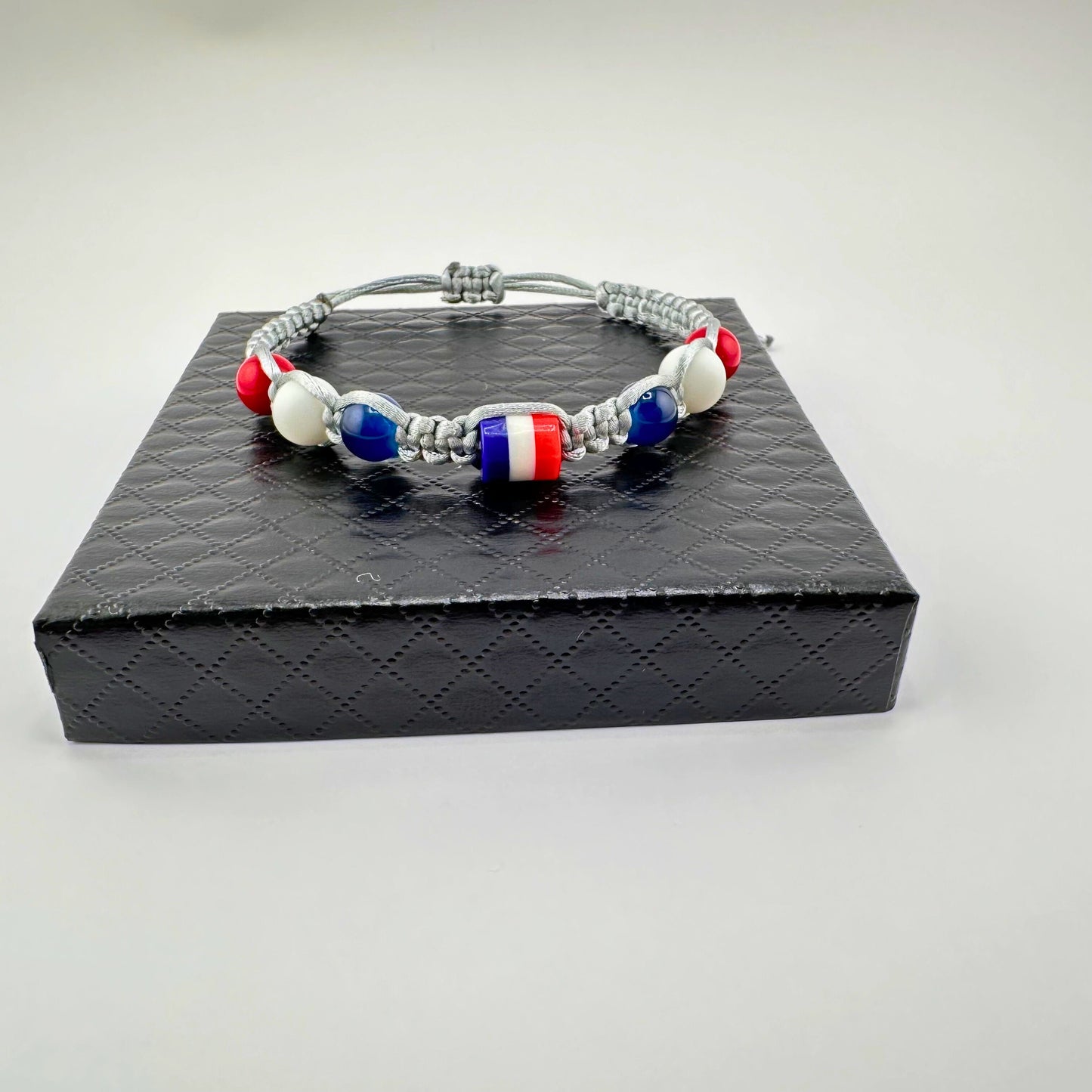 Dominican Colors Braided Adjustable Bracelet