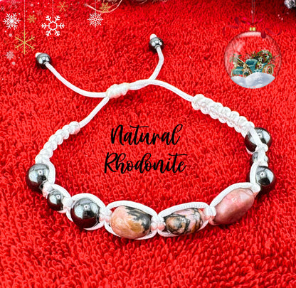 Agate and Rustics Stones Bracelet, Adjustable, Various Colors. Calmness, Communication, and Soothing Energies, Serenity and Relaxation