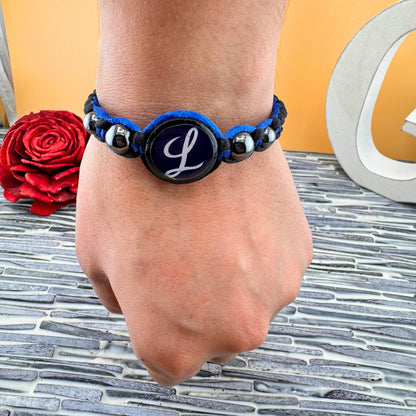 Dominican Republic Baseball (Licey ) Adjustable Bracelet