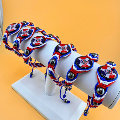 Multicolors Dominican Republic Bracelet, Adjustable