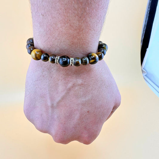 Tiger's Eye Bracelet Adjustable (Various Colors)