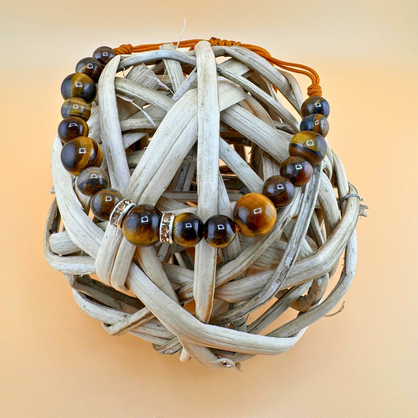 Tiger's Eye Bracelet Adjustable (Various Colors)