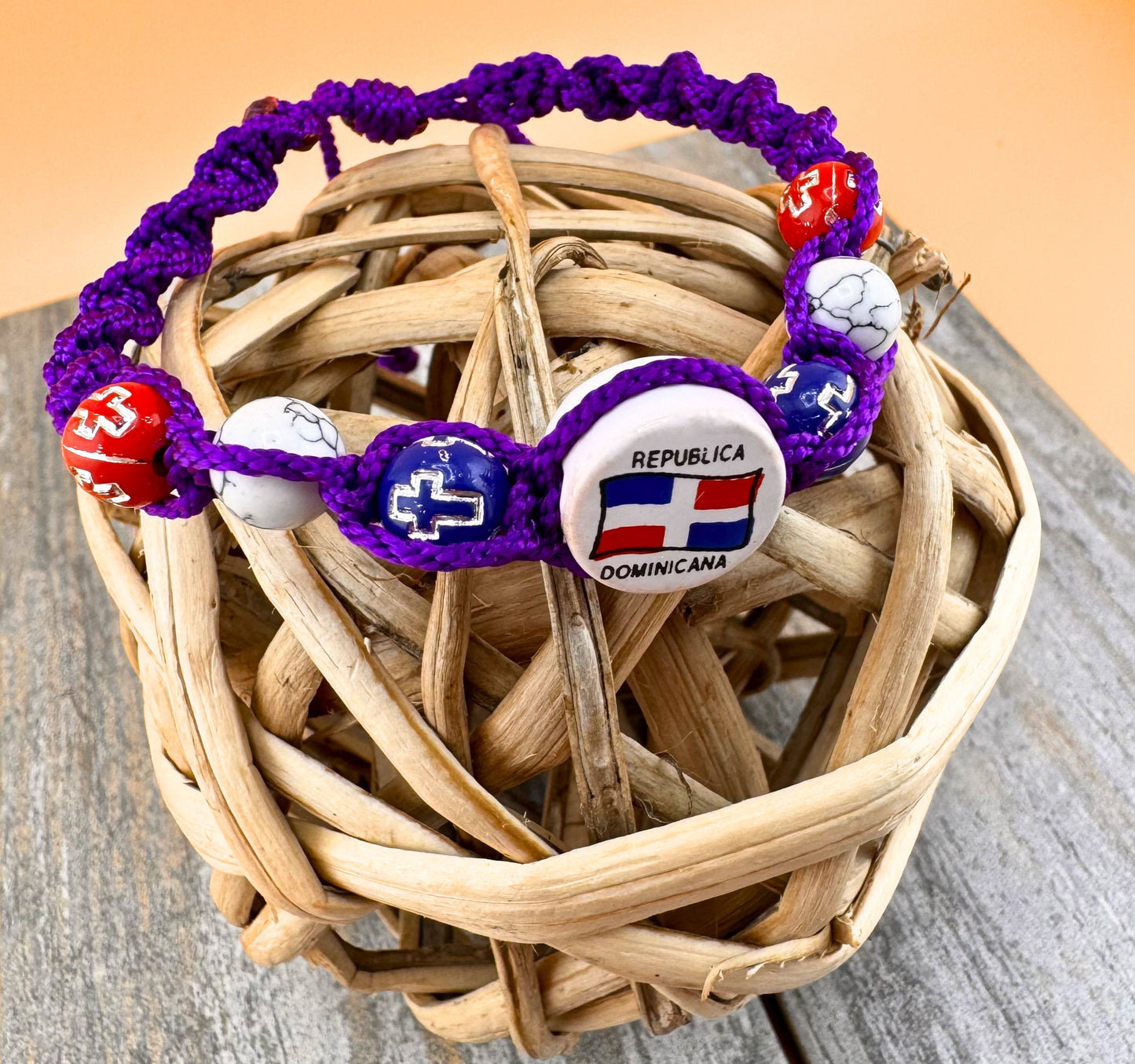 Dominican Republic DNA Bracelet  (Pulsera Dominicana)